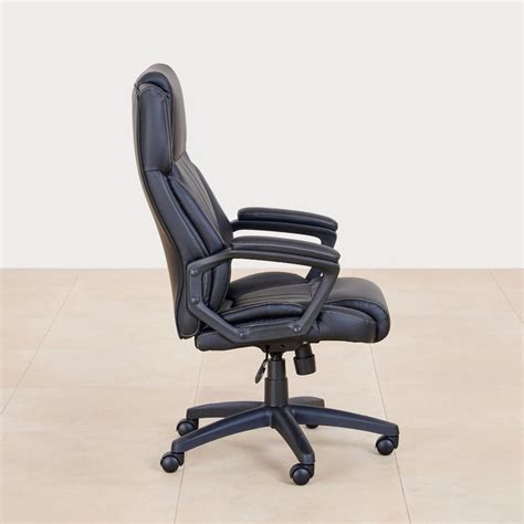 Buy Hawking Faux Leather Office Chair - Black from Home Centre at just ...