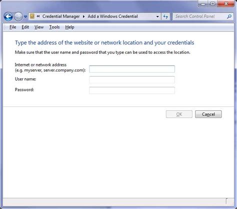 Image result for Add a Windows Credential Windows 1.0