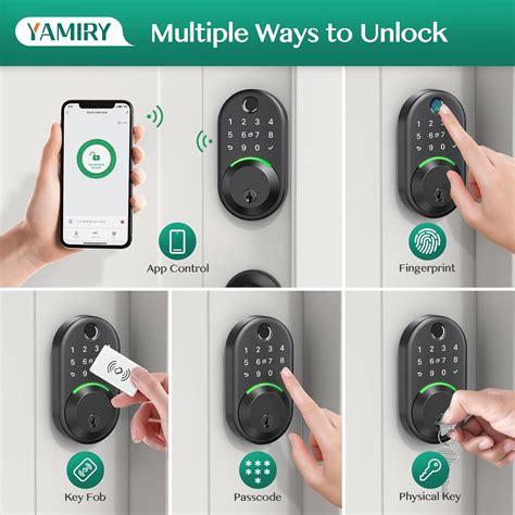 Yamiry Smart Deadbolt Door Lock with Keypad (Model YR02) Instruction Manual