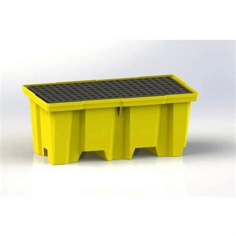 Drum Racking System - 2 Drum Poly Spill Pallet- Nestable Manufacturer ...