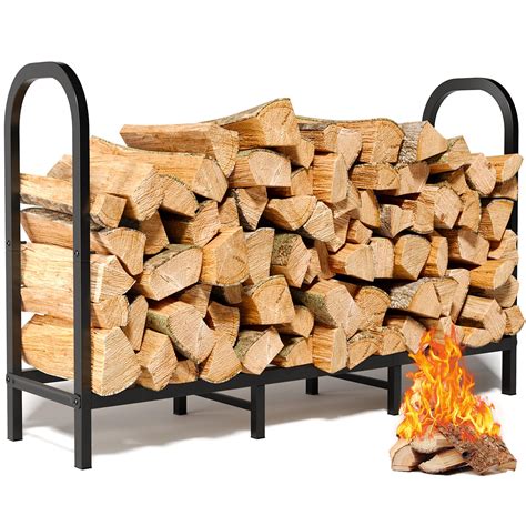 Snapklik.com : 4FT Firewood Rack Indoor - Heavy Duty Wood Racks Indoor ...
