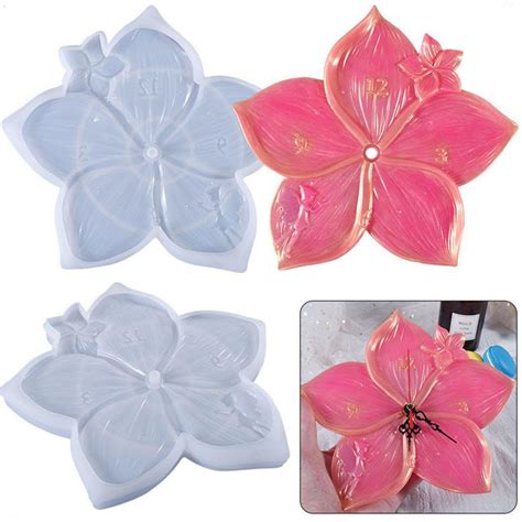 5 Kali Flower Clock Dial Mould – Bina's Art - Resin Store