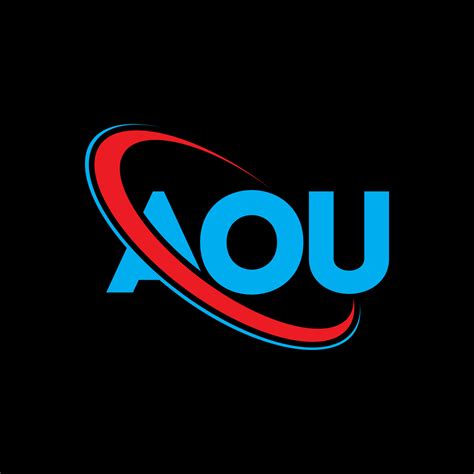 AOU logo. AOU letter. AOU letter logo design. Initials AOU logo linked ...