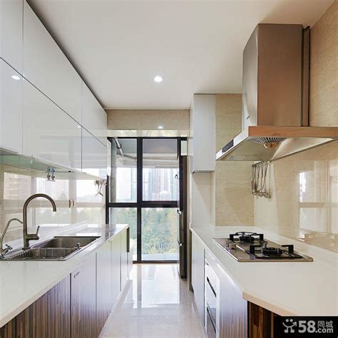 白色现代简约风格厨房橱柜设计效果图2014图片_太平洋家居网图库