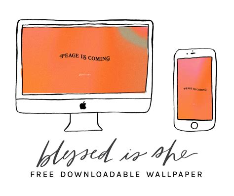 Weekly Wallpaper // 347 - Blessed Is She