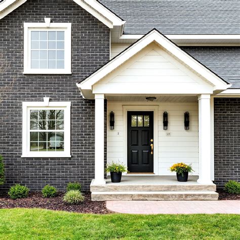 40 Black Brick House Exteriors for Curb Appeal