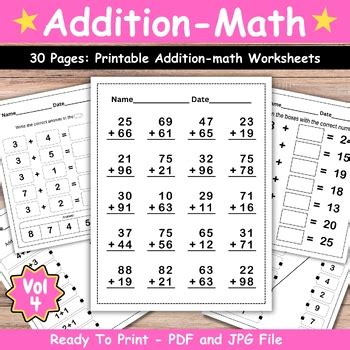Image result for First Grade Fun Math Worksheets Addition Fluency