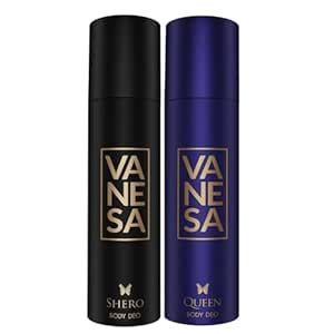 Buy VANESA Shero + Queen Deodorant (150ML Each) - Pack of 2 | Luxury ...