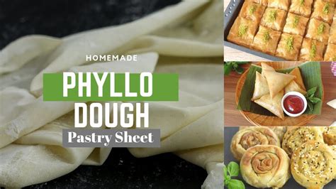 Easy Homemade Filo or Phyllo Dough Recipe, Pastry sheet Recipe by ...