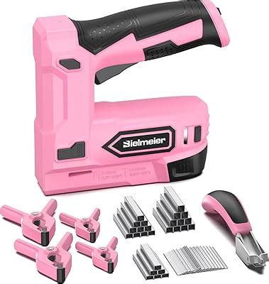 Bielmeier Pink Cordless Staple Gun, 2-in-1 Nail Gun India | Ubuy