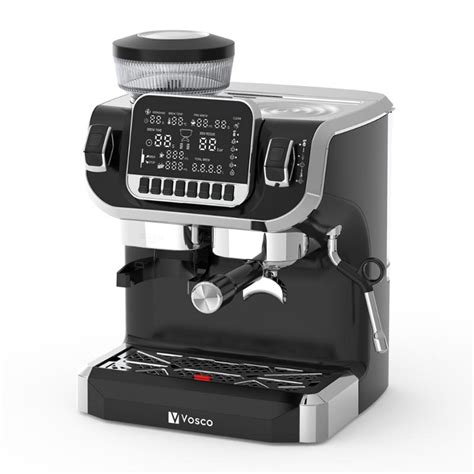 Vosco VST-520ECS Barista Espresso Coffee Machine with Grinder, 1 Group ...