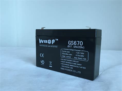 免维护铅酸蓄电池6V7AH - WBDP (中国 广东省 生产商) - 电池、蓄电池、充电器 - 电子、电力 产品 「自助贸易」