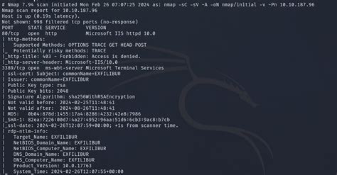 TryHackMe - Exfilibur - Volta
