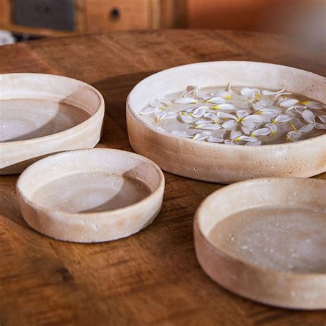 Buy Amber Atrium Cement Bowl Online at Living Shapes | LS-0430