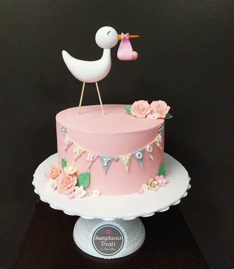 Simple Baby Shower Cakes 的图像结果
