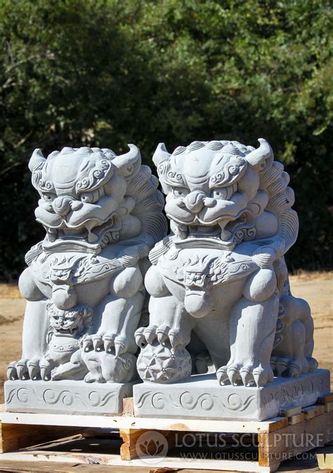 Large Foo Dogs Statues at Jackson Steinfeld blog