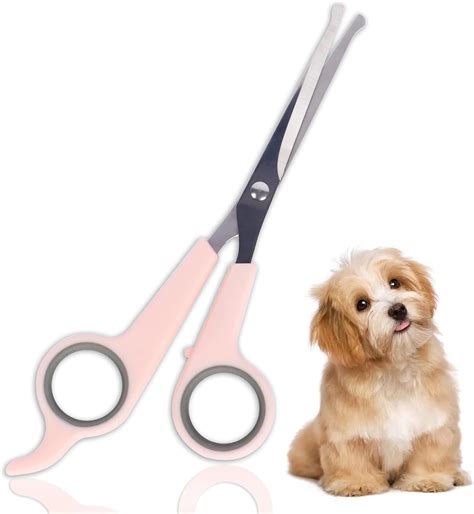 Autrucker Dog Scissors Grooming, Dog Grooming Scissors with Safety ...
