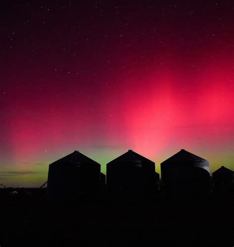 Scintillating auroras dazzle in the night sky over North America