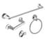 Design House 4-Piece Alta Bay Polished Chrome Decorative Bathroom ...