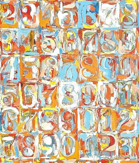 (After) Jasper Johns – Zahlen in Farbe:: 1981:: Johns bei 1stDibs