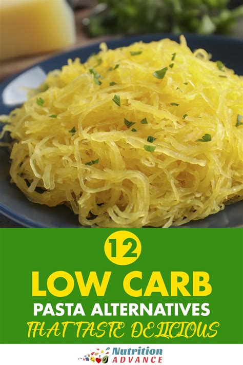 12 Low Carb Pasta Alternatives - Nutrition Advance