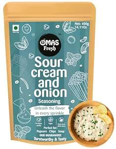 Omas Fresh Sour Cream and Onion Seasoning 400g for Chips, Soups ...