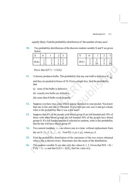 Image result for Probability Class 12 PDF