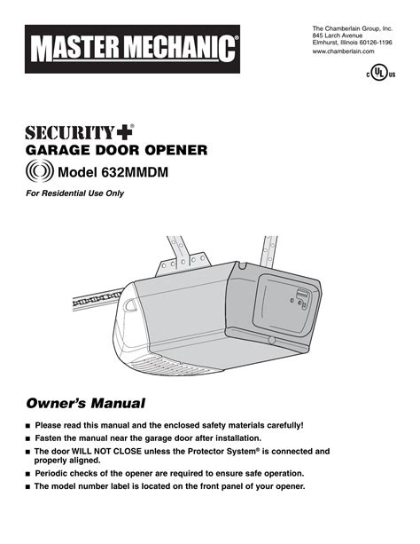 Westinghouse Garage Door Opener Manual at Elisa Champagne blog