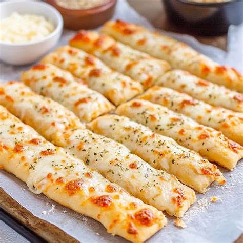 Easy Homemade Cheesy Breadsticks Recipe - Ready in 20 Minutes - Tasty Gusto