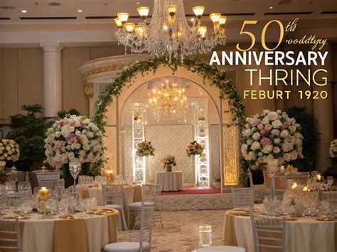 50th Wedding Anniversary Reception