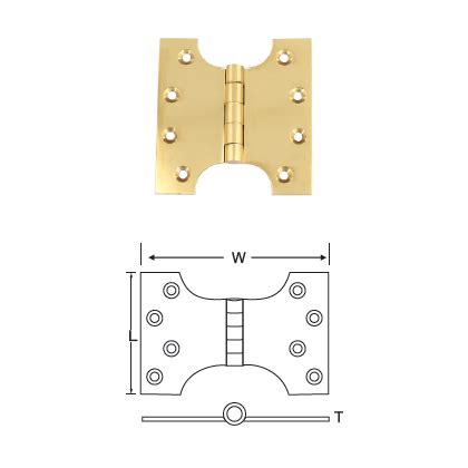 GB3210 BRASS PARLIAMENT HINGES
