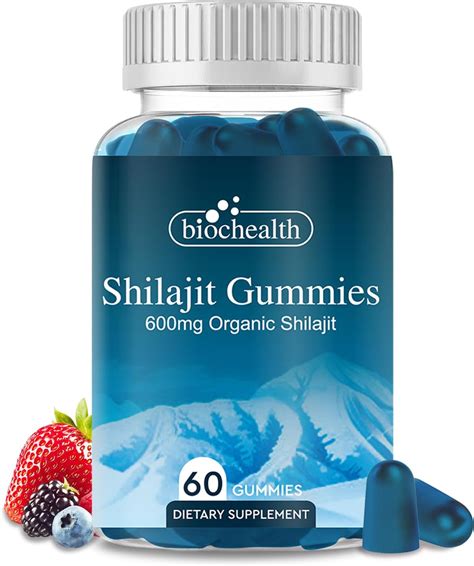 Amazon.com: Shilajit Gummies (60 Count) Shilajit for Men & Women - Himalayan Shilajit - Pure ...