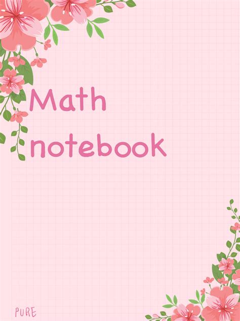Image result for My Math Notebook