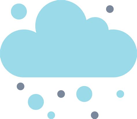 clouds and snow illustration in minimal style 12963076 Vector Art at ...