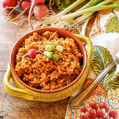 Easy Brown Spanish Rice - Sharon Palmer, The Plant Powered Dietitian