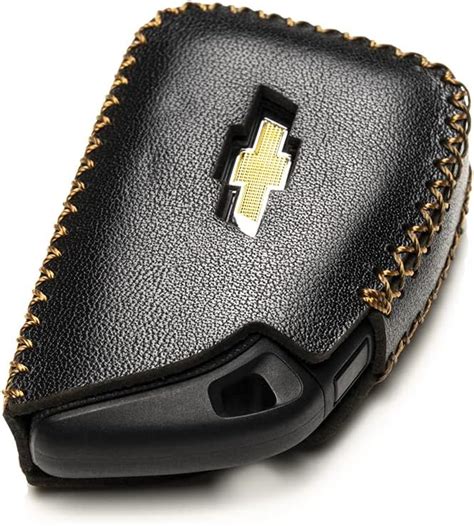 Buy Vitodeco Genuine Leather Smart Key Fob Case with Leather Key Strap ...