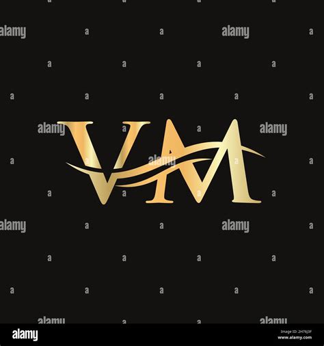 VM Logo monogram with pillar shape designs template 2962664 Vector Art ...
