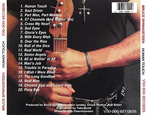 Image result for Bruce Springsteen Human Touch Song