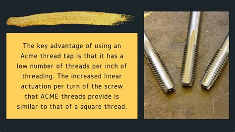 Image result for Acme Thread Tapping