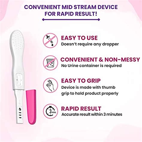 Buy MANKIND PREGA NEWS ADVANCE HCG HOME PREGNANCY TEST MIDSTREAM URINE ...