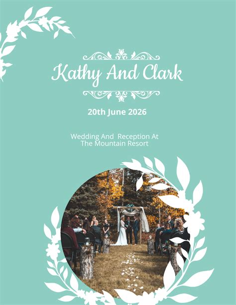 Free Wedding Ceremony Flyer Template to Edit Online