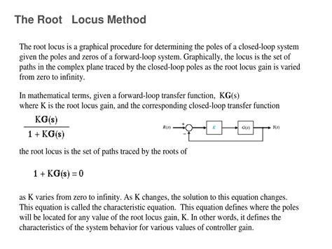 Image result for The General Root Locus Method