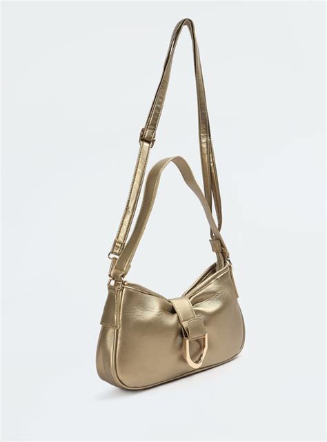 Buy Women Solid Metallic Shoulder Bag Online at just Rs. 999.0 ...