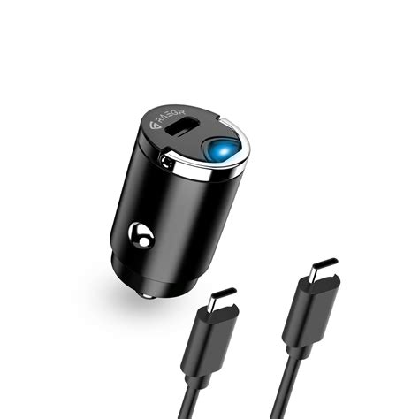 RAEGR RapidLink 350 Type C 30W Car Charger with Type C-C Cable, 30W PD ...