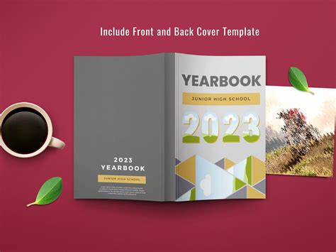 Yearbook Cover Template With Modern Marvel Theme, Senior High School ...