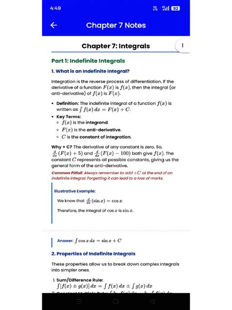 Image result for Integrals Class 12th Topics