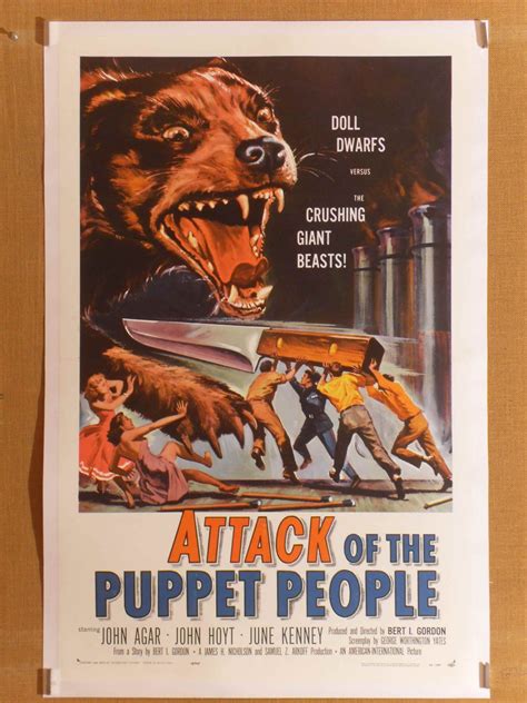 Attack of the Puppet People Original Movie Poster US 1 sht 27"x41" - Simon.Dwyer - a fast and ...