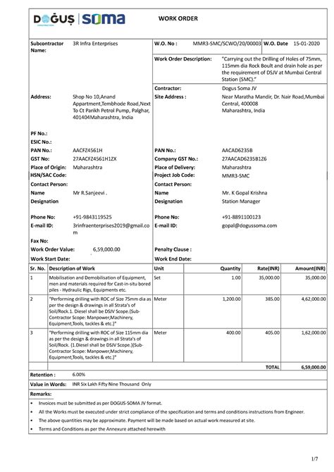 3R Infra Workorder - fff - Address: Shop No 10,Anand Appartment ...