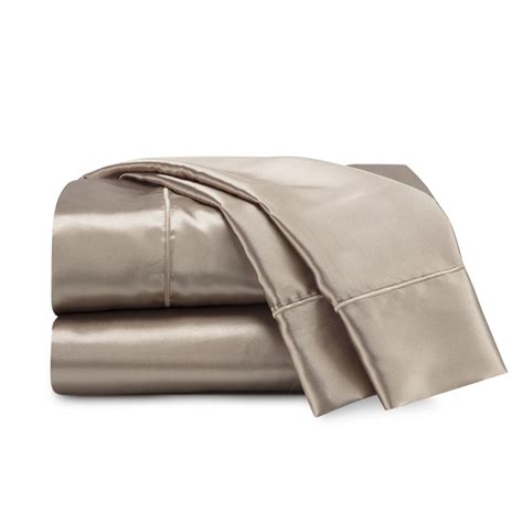 Martex Satin Silk Cal King Sheet Set - Soft & Breathable, For Hair ...