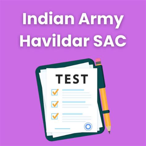 Indian Army Havildar SAC Mock Test Series 2025